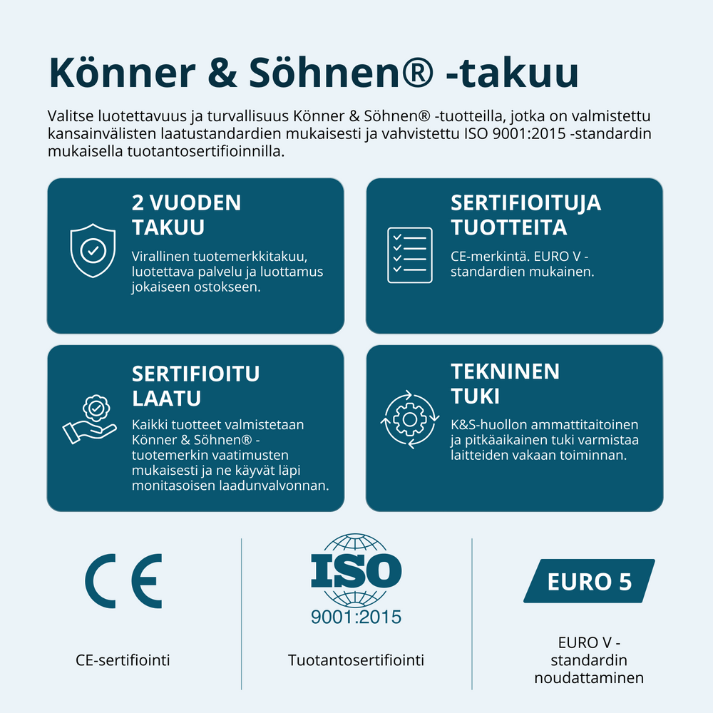 Γεννήτρια βενζίνης «Könner & Söhnen» KS 15-1E ATSR