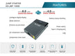 Starthilfe mit Luftkompressor KS JSP-1200 thumbnail