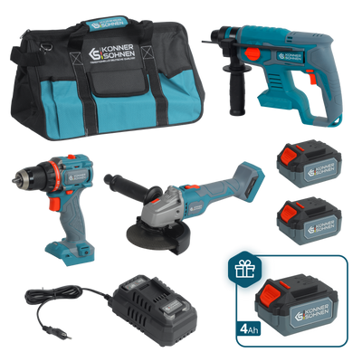 Drahtloses Meister-Set 3-in-1 KS RHAGD 20V SET 3 PLUS