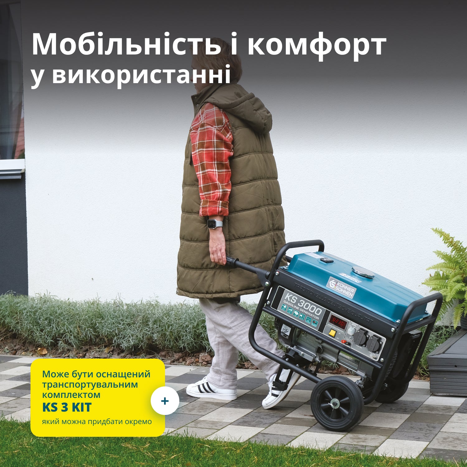 Бензиновий генератор «Könner & Söhnen» KS 3000