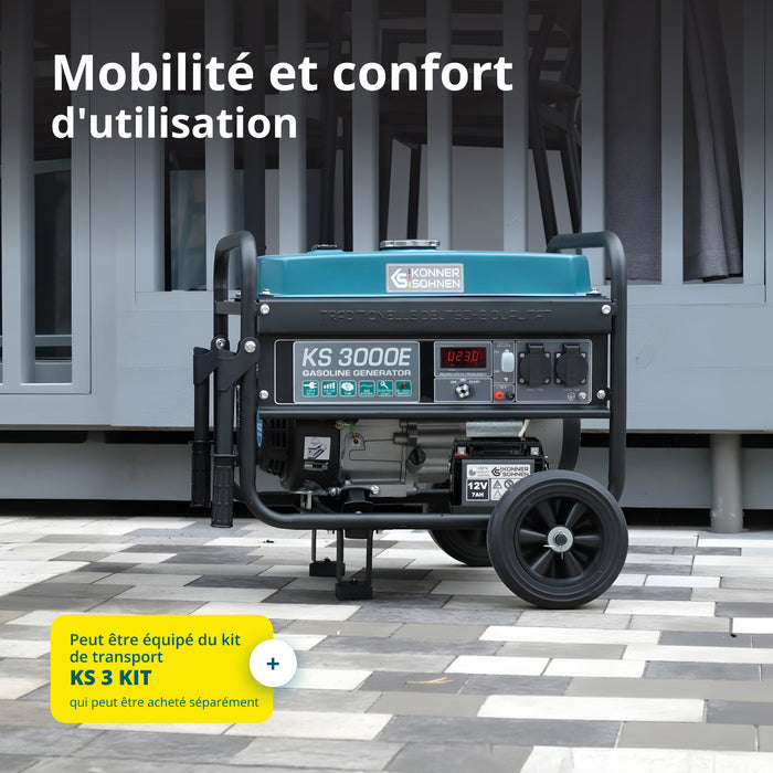Groupe électrogène à essence "Könner & Söhnen" KS 3000E