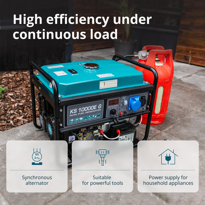 Γεννήτρια LPG/Βενζίνης «Könner & Söhnen» KS 10000E G