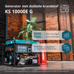 LPG/Benzine Generator "Könner & Söhnen" KS 10000E G thumbnail
