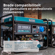 LPG/Benzine Generator "Könner & Söhnen" KS 10000E G thumbnail