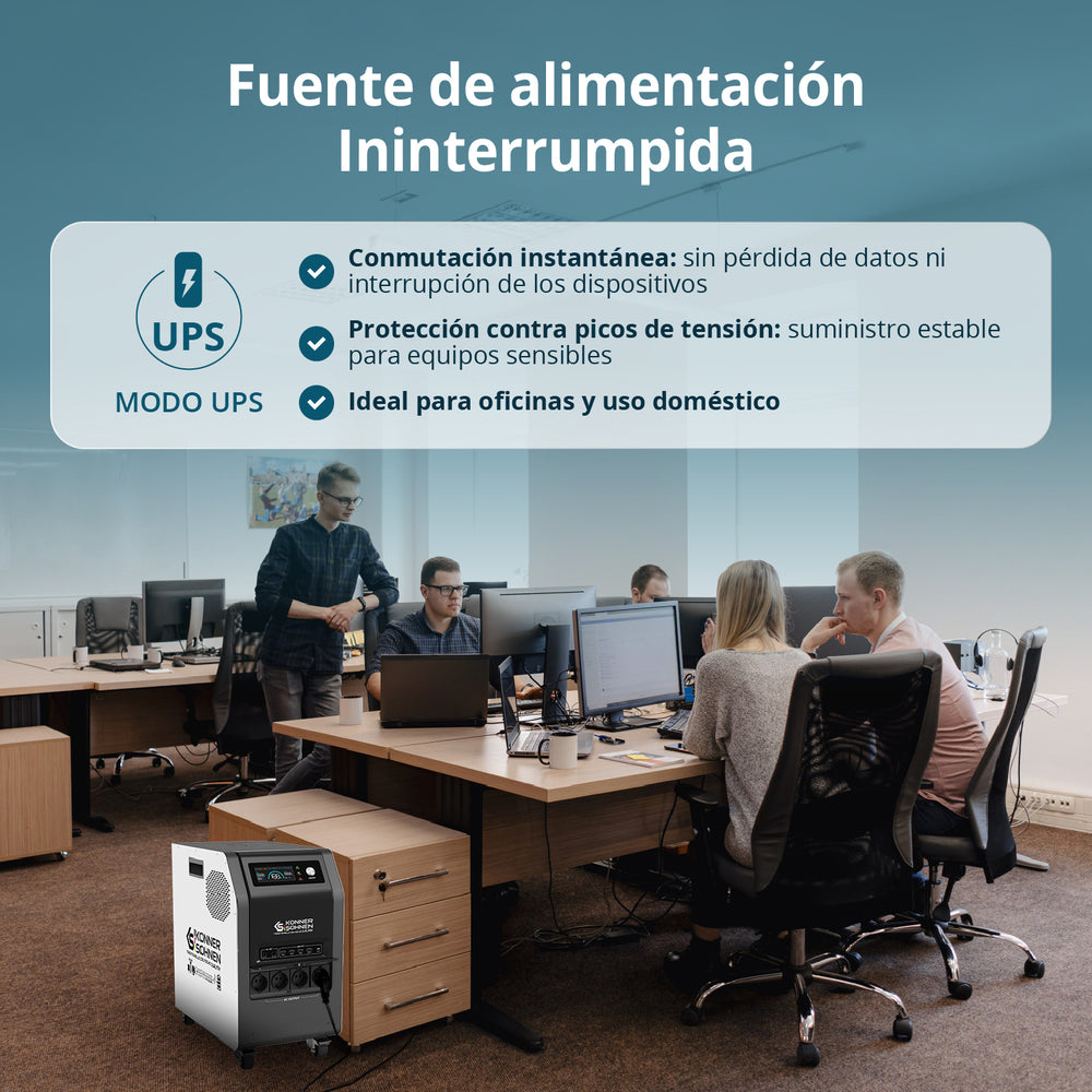 Central eléctrica portátil 3 en 1 KS 3000PS