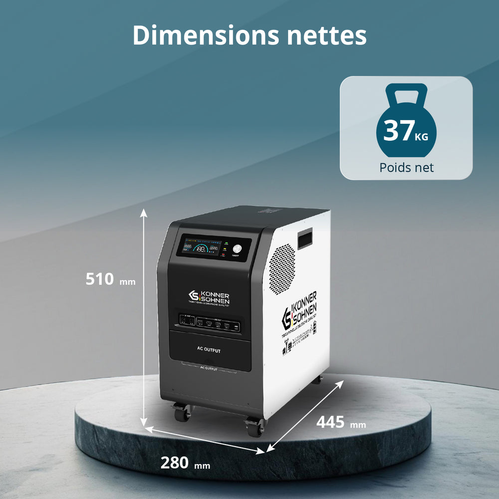 Station d’énergie portable 3-en-1 KS 3000PS