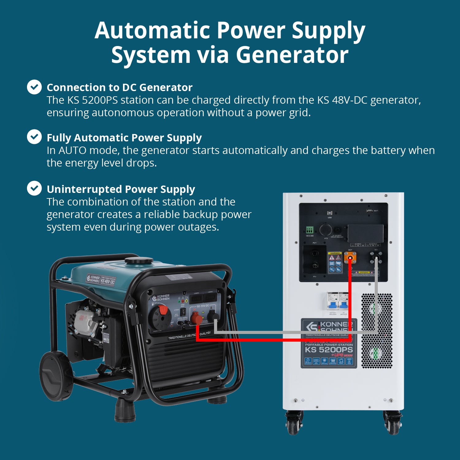 Přenosná elektrárna KS 5200PS