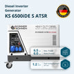 Diesel Inverter Generator in Soundproof Casing KS 6500iDE S ATSR (Refurbished Good) thumbnail