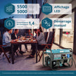 Groupe électrogène à essence/gaz "Könner & Söhnen" KS 7000E G thumbnail