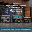 Groupe électrogène à essence/gaz "Könner & Söhnen" KS 7000E G thumbnail