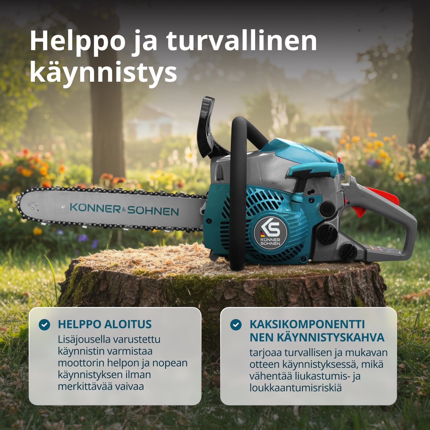 Βενζινοκίνητο αλυσοπρίονο KS CS18G-14C