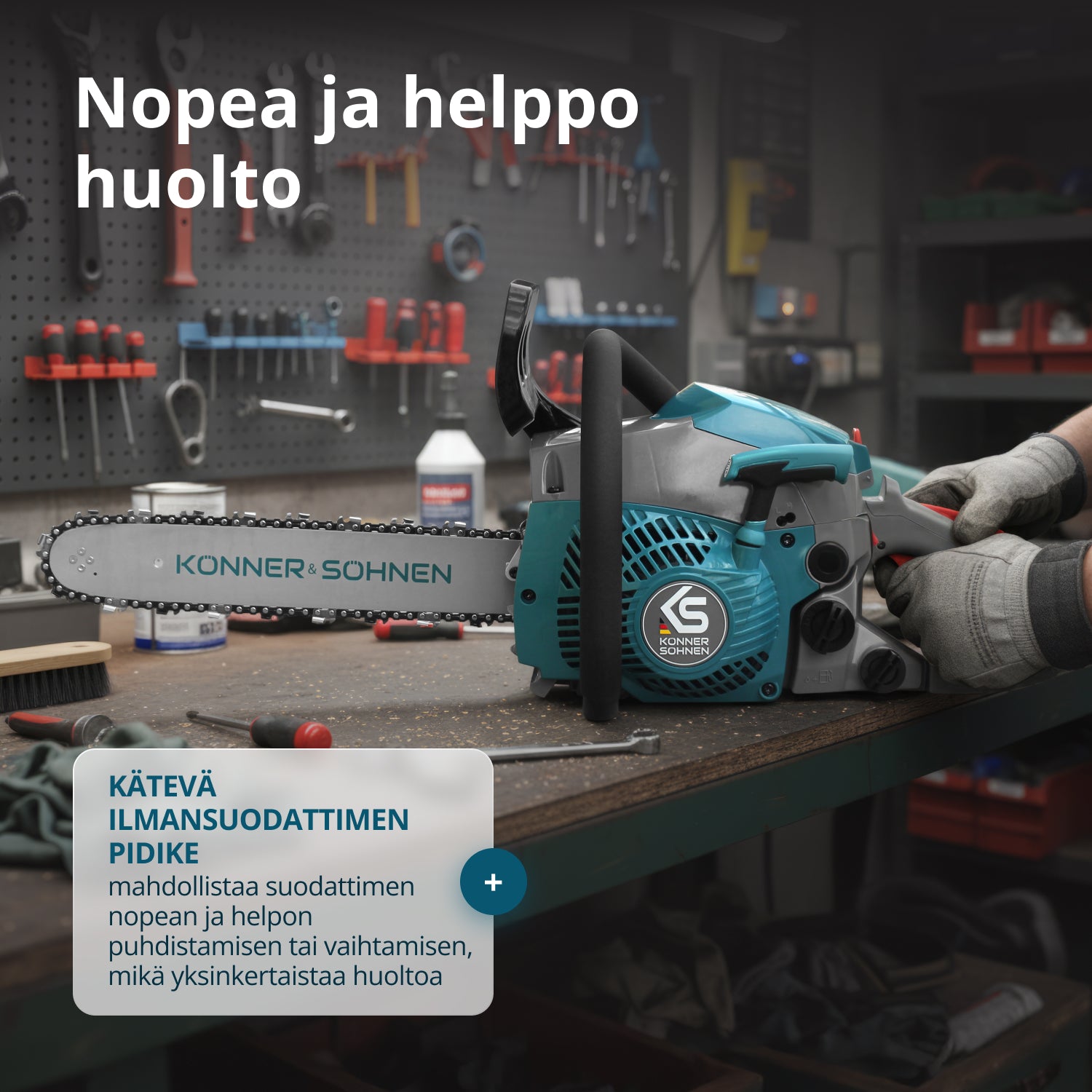 Βενζινοκίνητο αλυσοπρίονο KS CS18G-14C