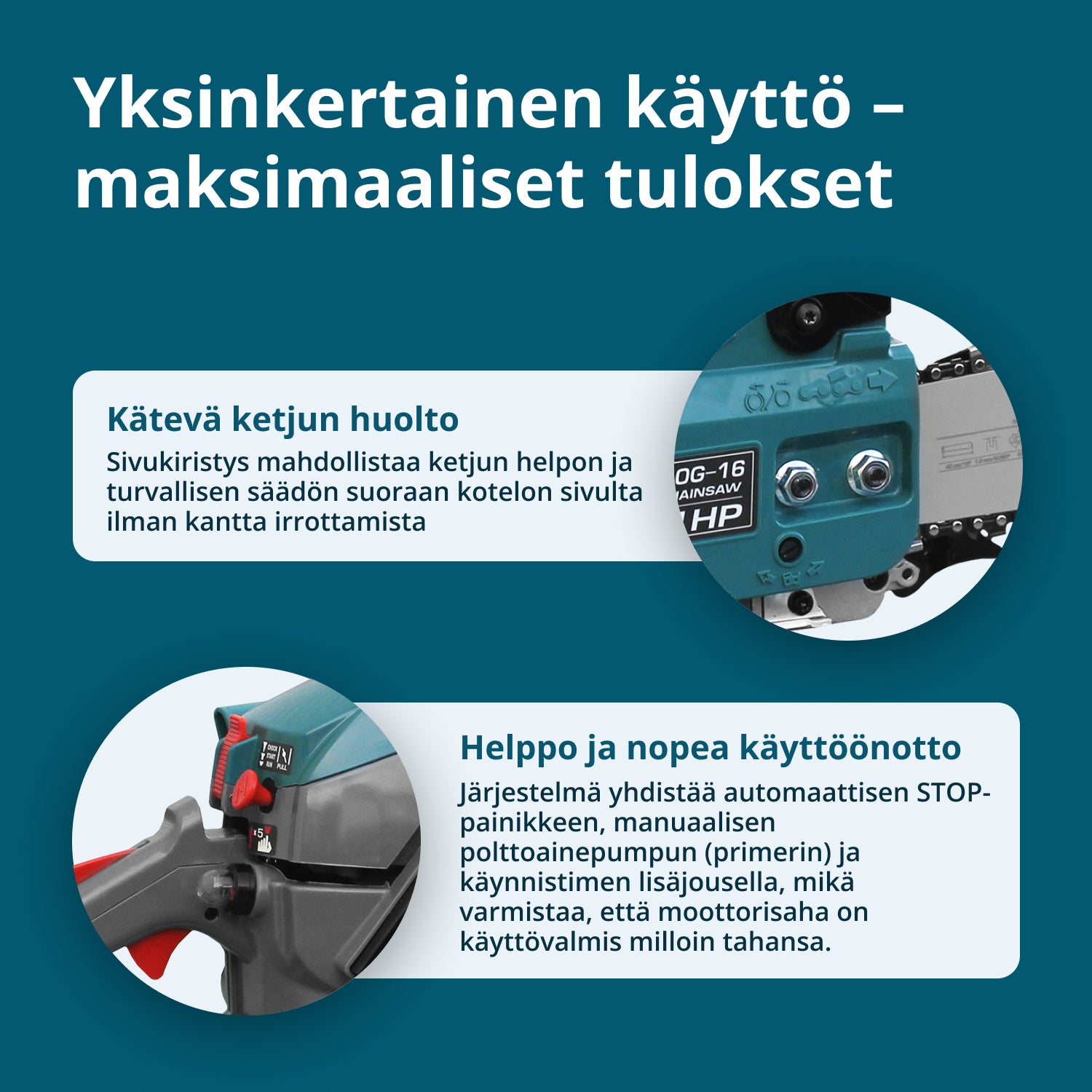 Βενζινοκίνητο Αλυσοπρίονο KS CS20G-16