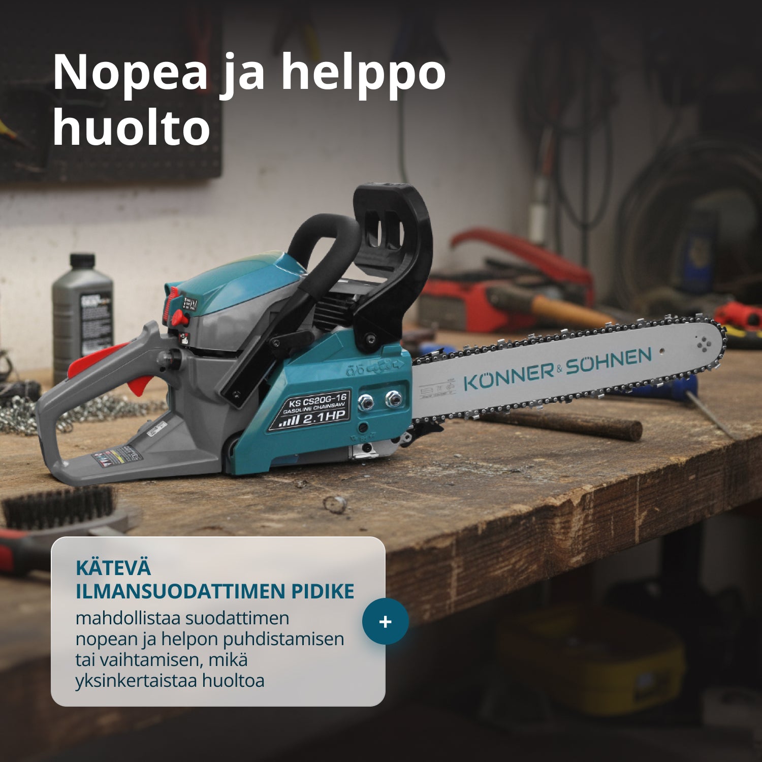 Βενζινοκίνητο Αλυσοπρίονο KS CS20G-16