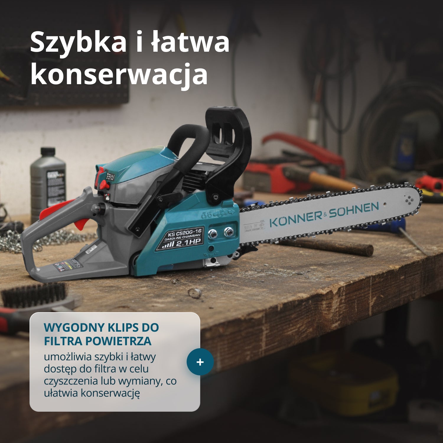 Bensiiniketjusaha KS CS20G-16