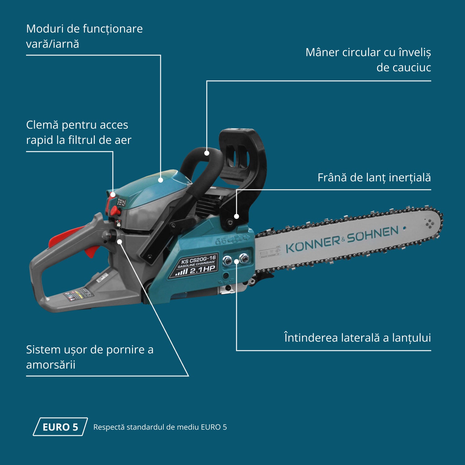 Bensiiniketjusaha KS CS20G-16