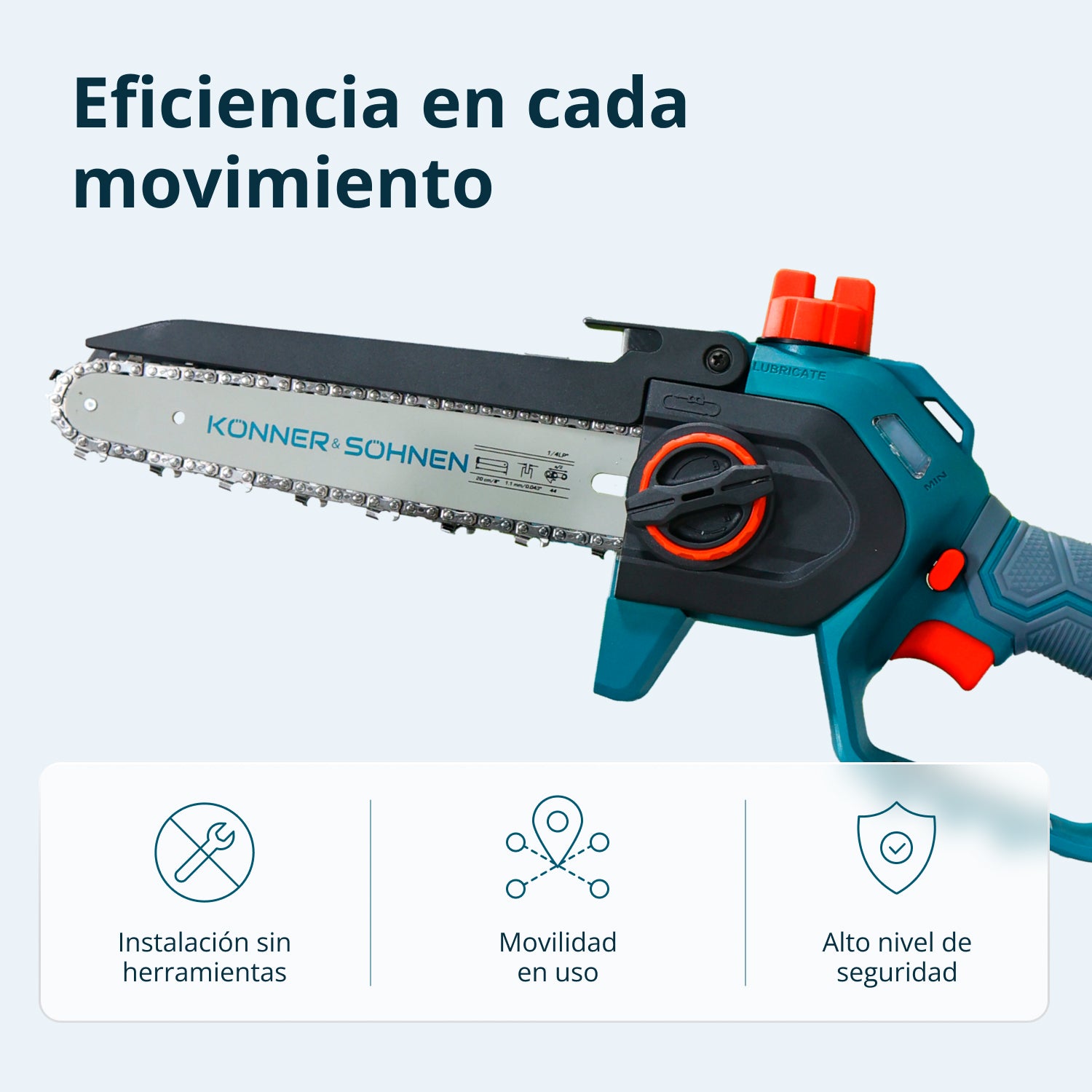 Johdoton Mini Moottorisaha KS MCS20V-8