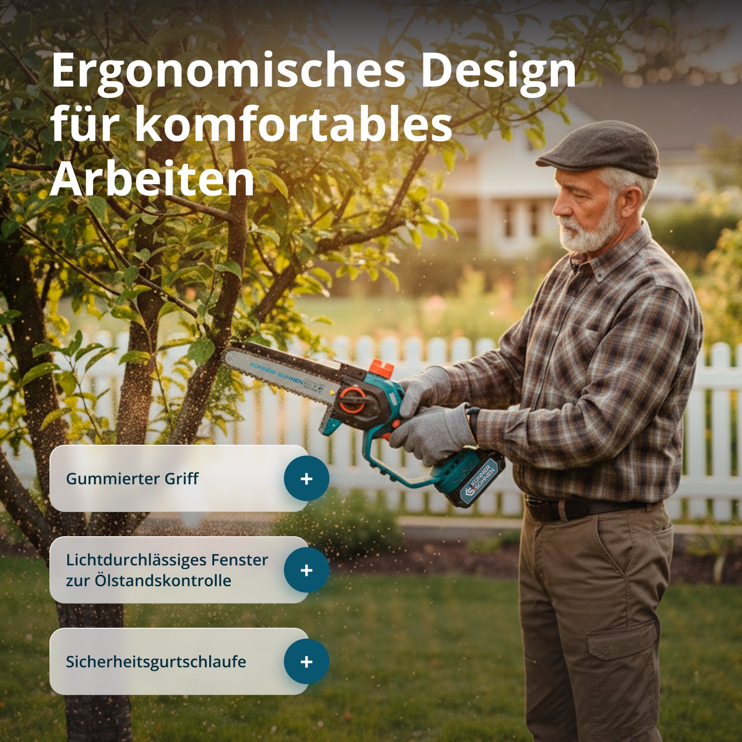 Johdoton Mini Moottorisaha KS MCS20V-8