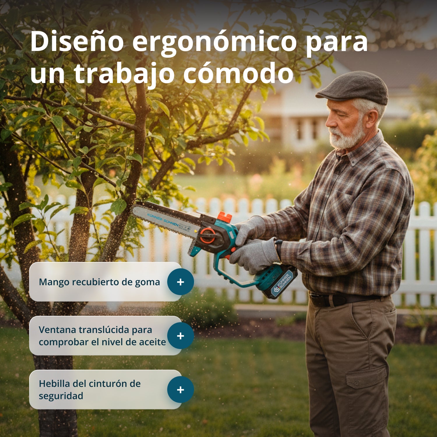 Johdoton Mini Moottorisaha KS MCS20V-8