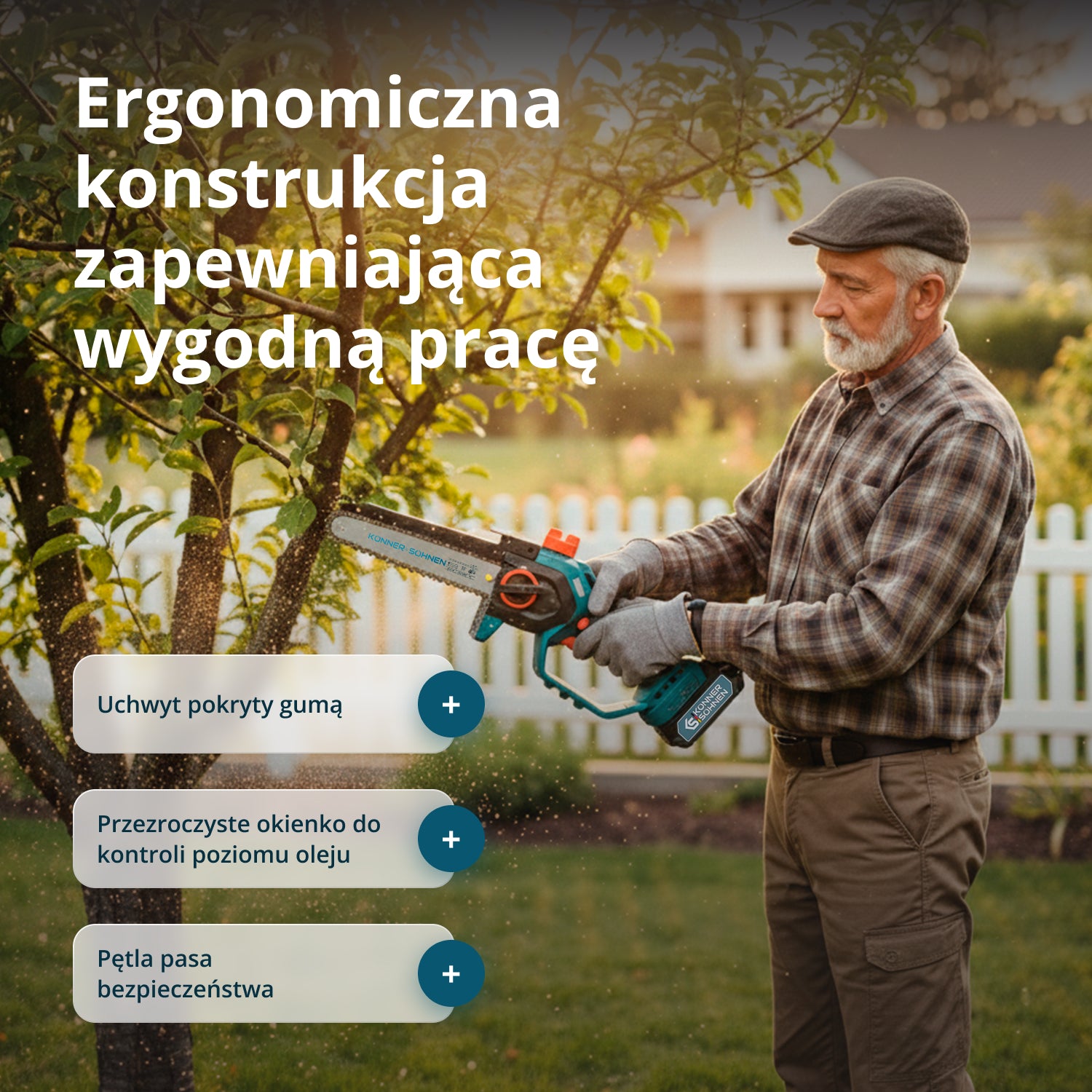 Johdoton Mini Moottorisaha KS MCS20V-8