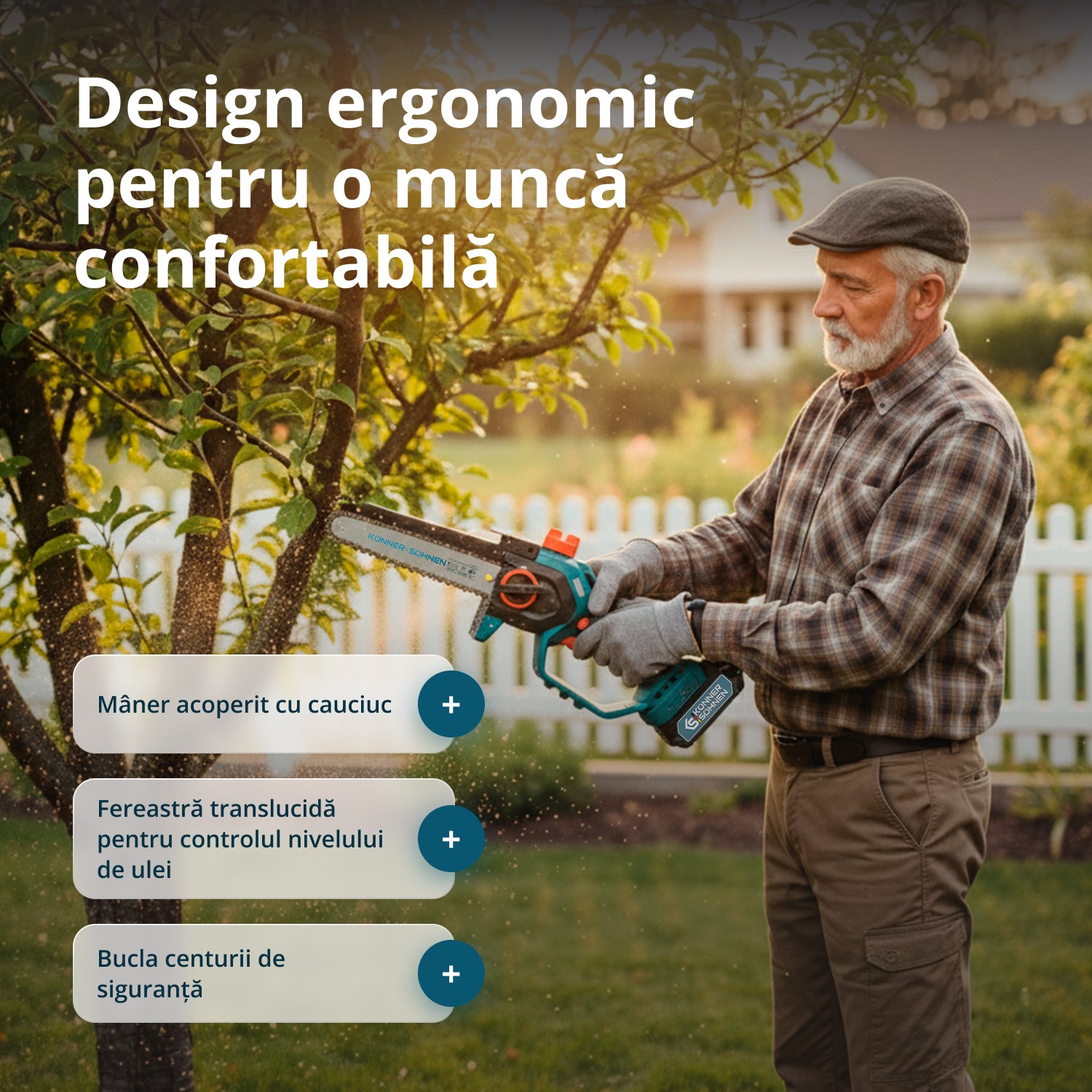 Johdoton Mini Moottorisaha KS MCS20V-8