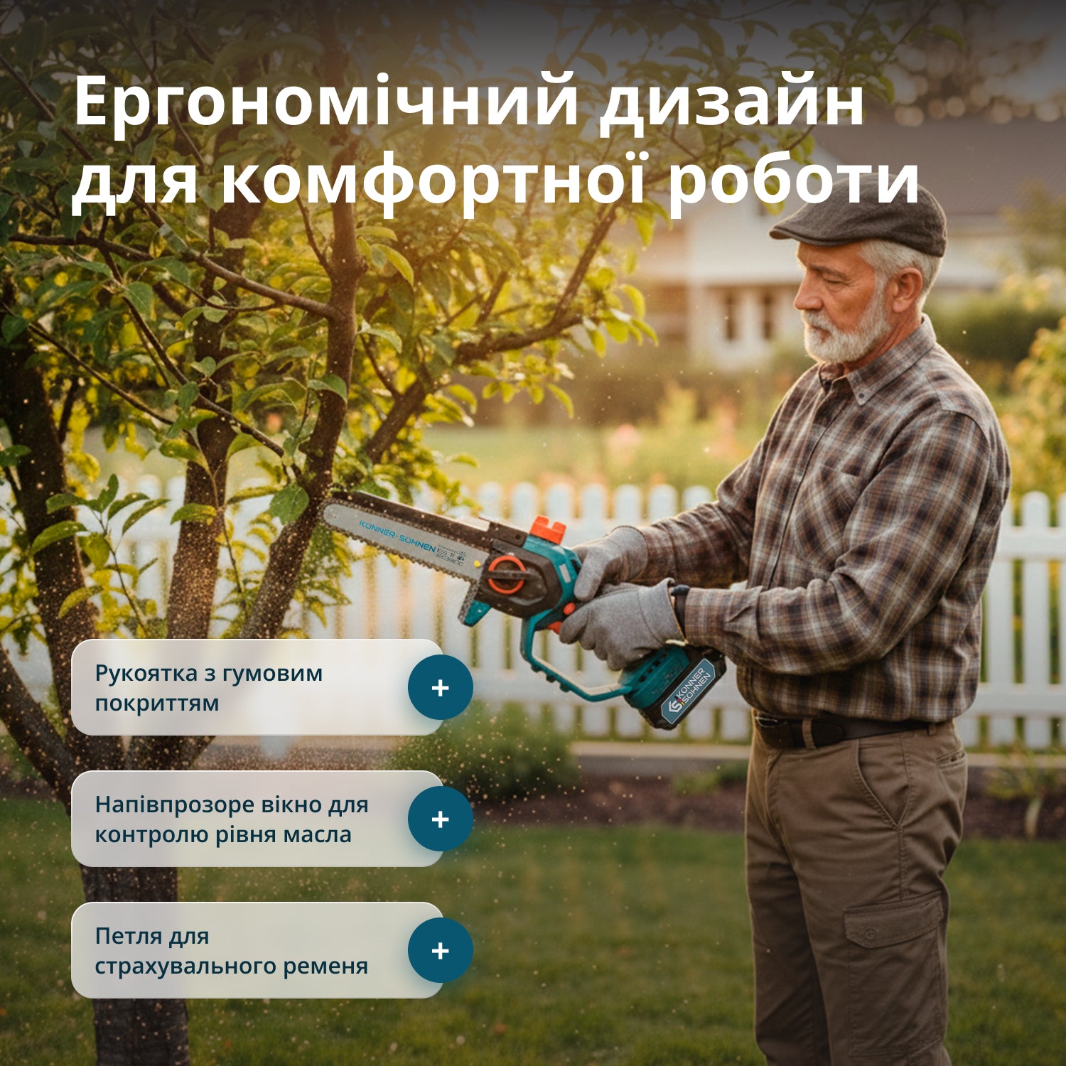 Johdoton Mini Moottorisaha KS MCS20V-8