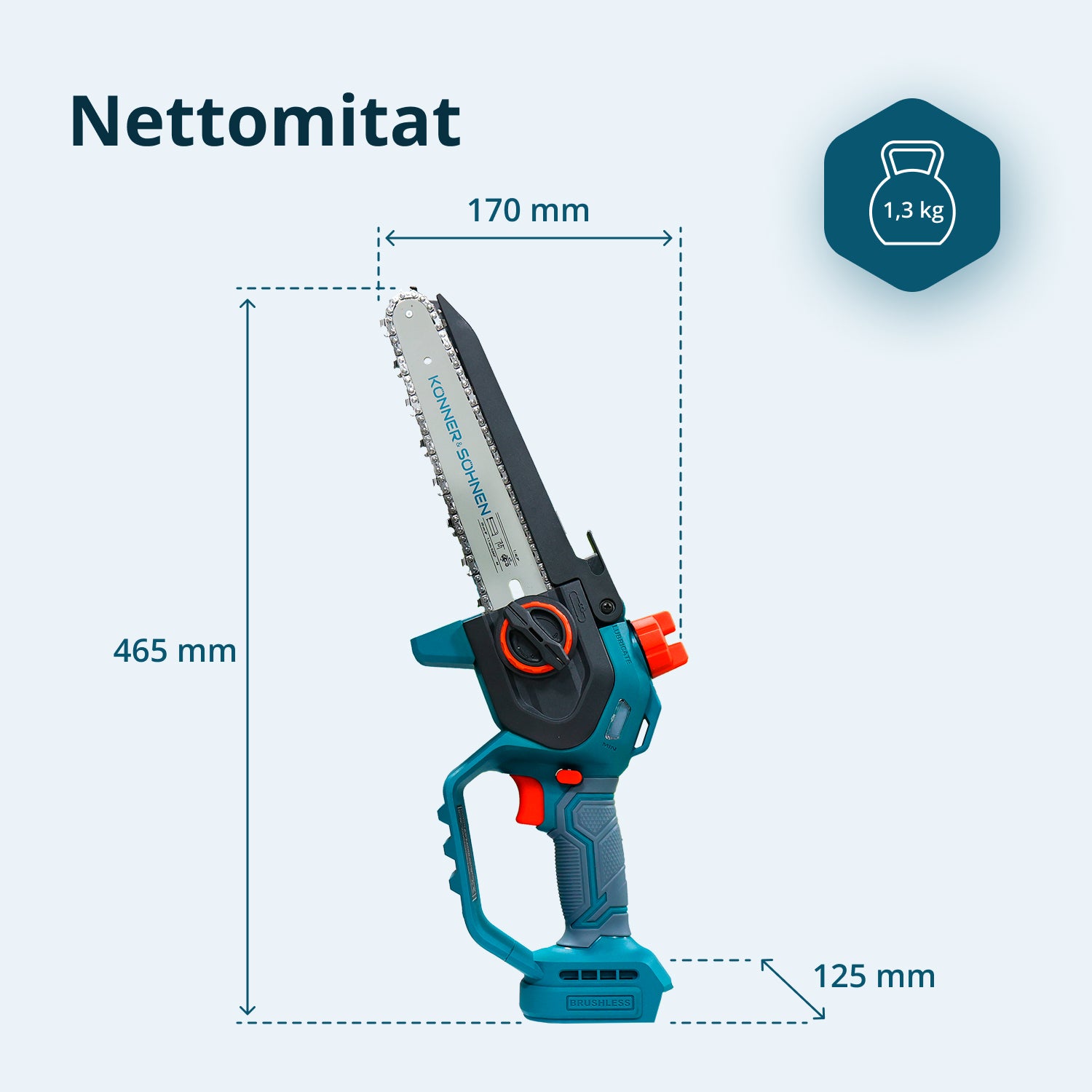 Ασύρματο Μίνι Αλυσοπρίονο KS MCS20V-8