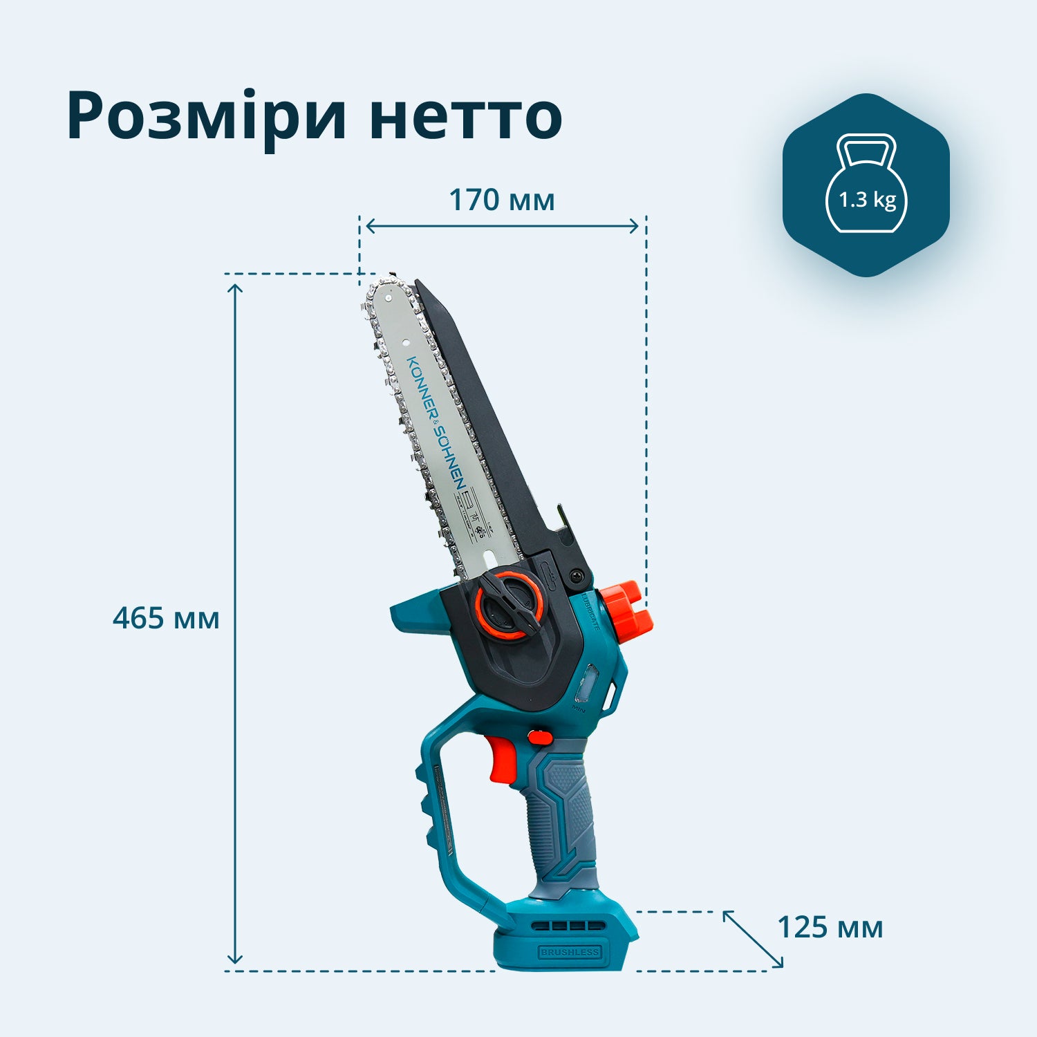 Johdoton Mini Moottorisaha KS MCS20V-8