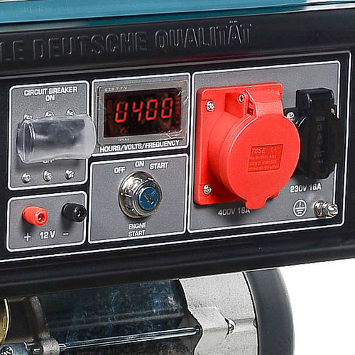 Βολικός εργονομικός πίνακας ελέγχου με ηλεκτρική εκκίνηση