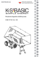 Elektryczna pozioma łuparka do drewna KSB 6THE 52/30