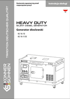 Generatory diesla KS 16-1/3E, KS 16-1E