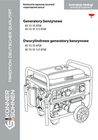 Generatory benzynowe. Dwucylindrowe generatory benzynowe