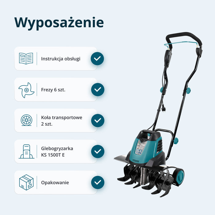 Glebogryzarka elektryczna KS 1500T E