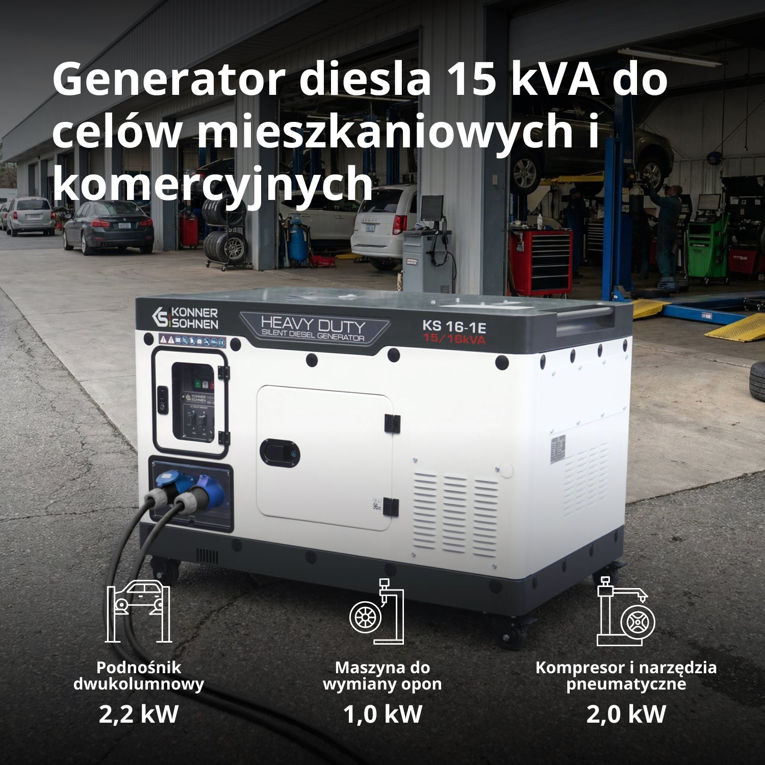 Generator dieslowski KS 16-1E