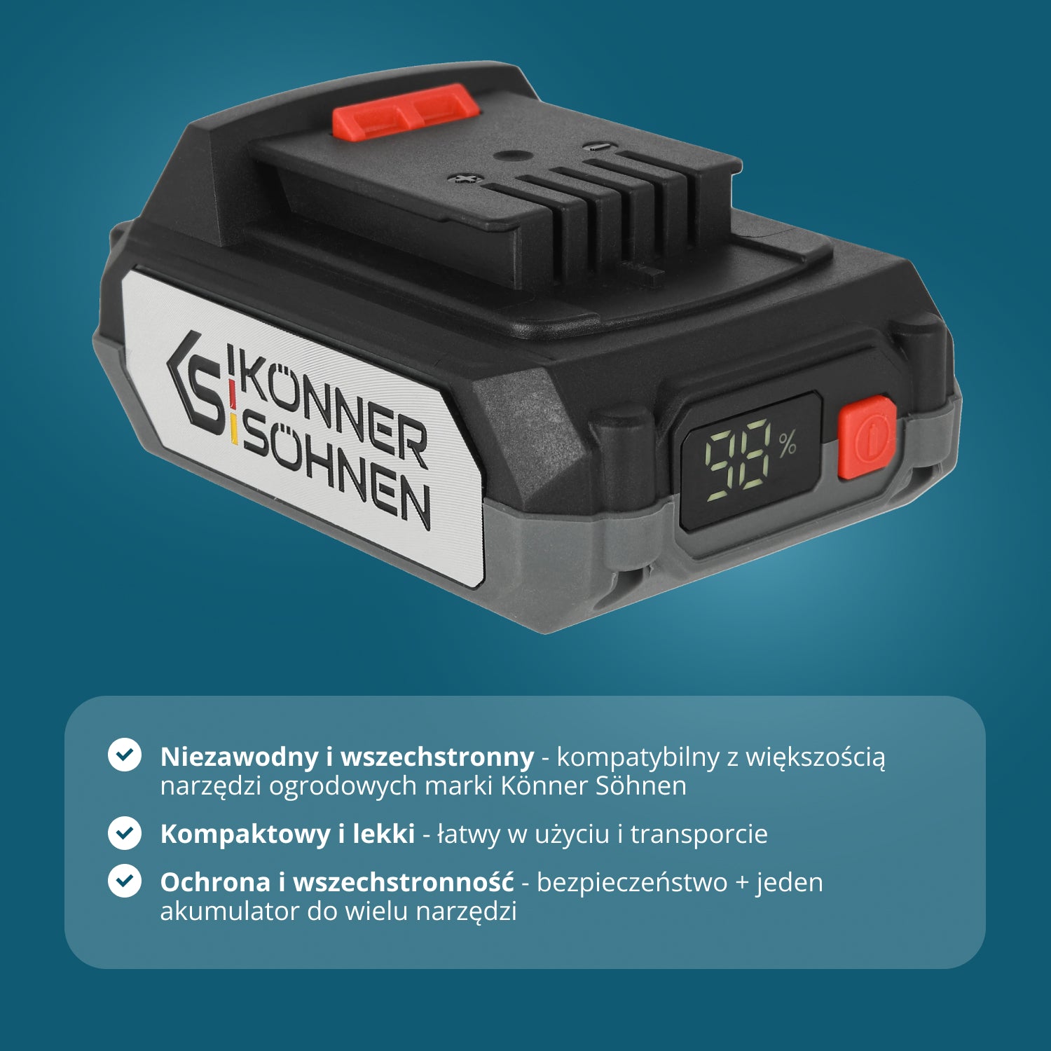 Akumulator litowy 20V KS 20V2-1