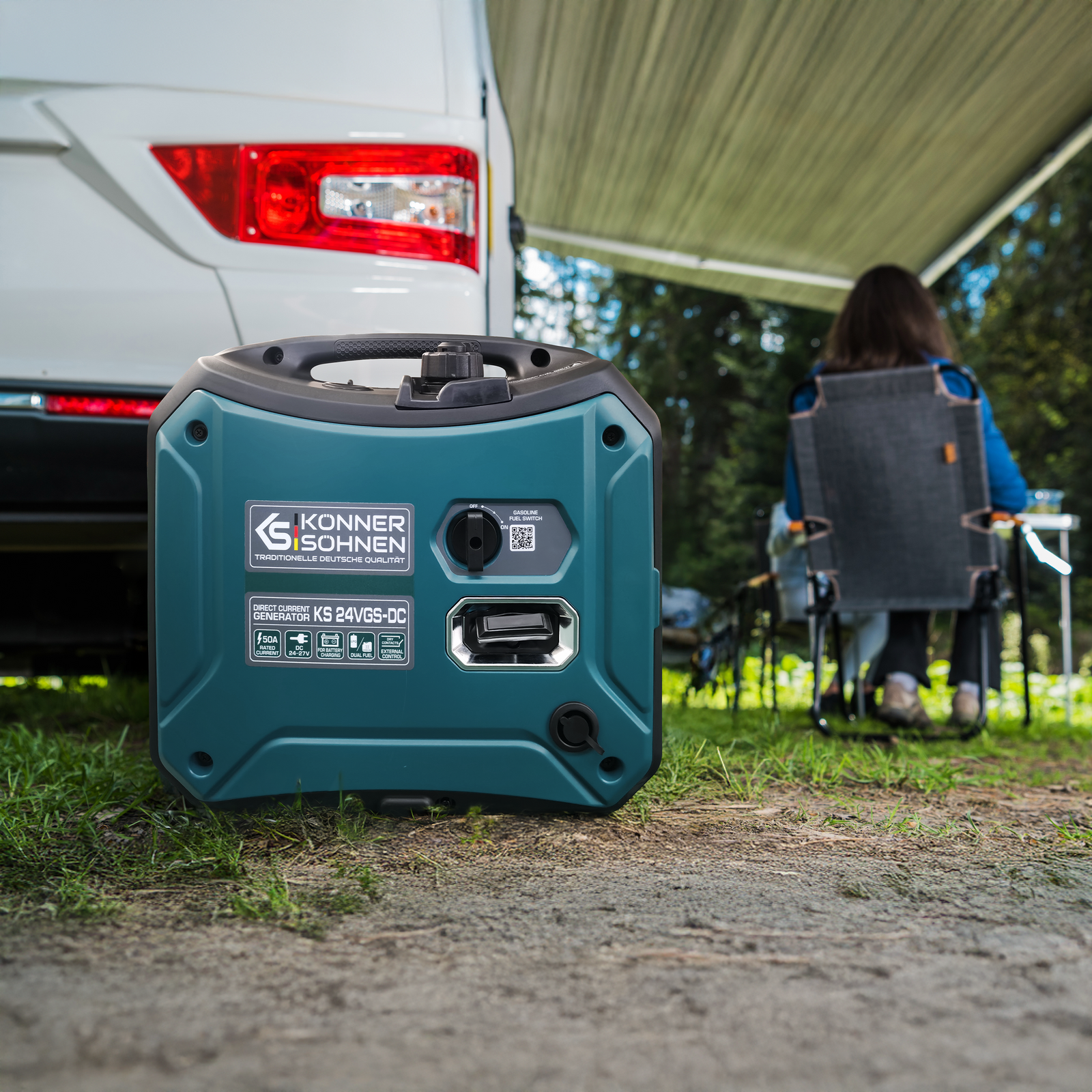 Generator DC cu sistem dual fuel KS 24VGS-DC