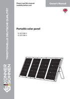 Pannello solare portatile KS SP120W-4, KS SP210W-4
