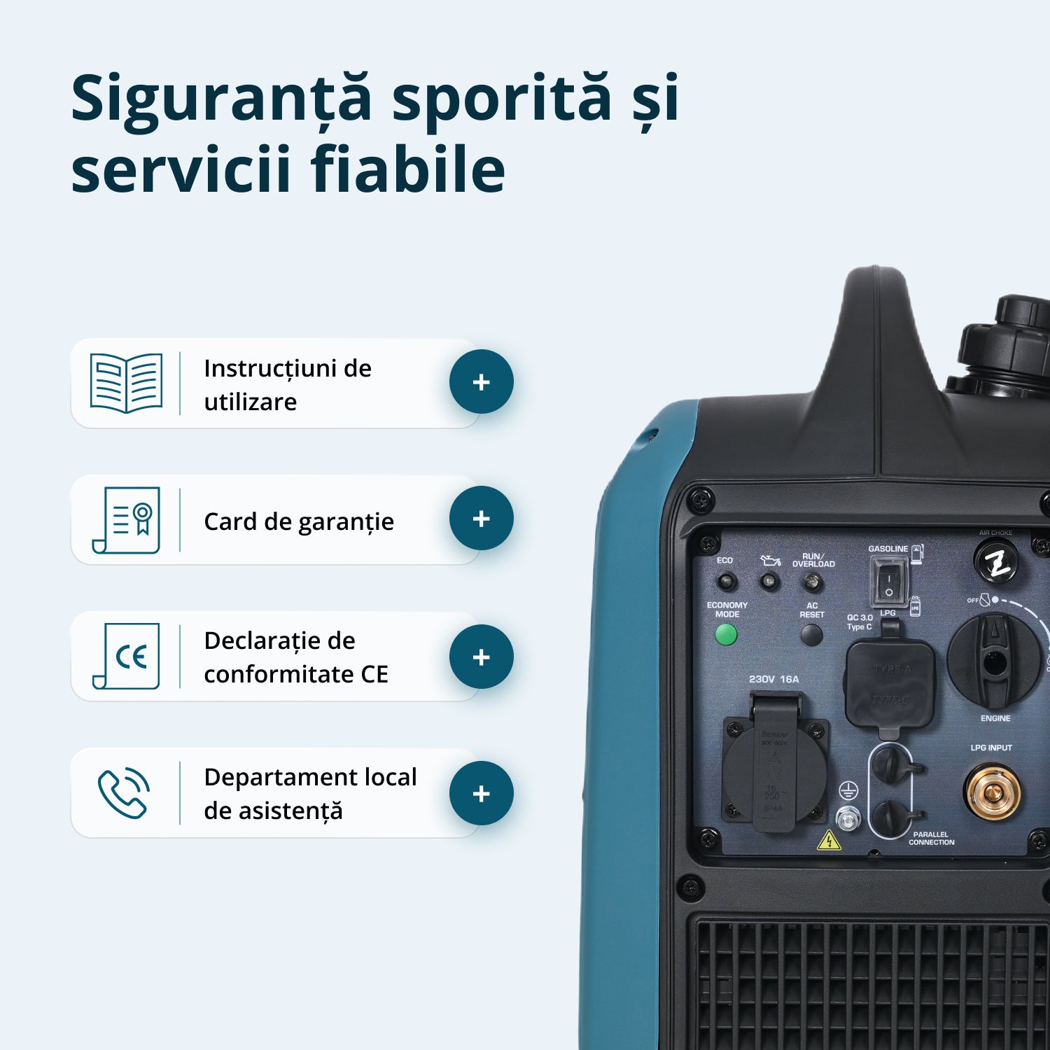 Generator Invertor (gaz/benzină) KS 1900iG S 