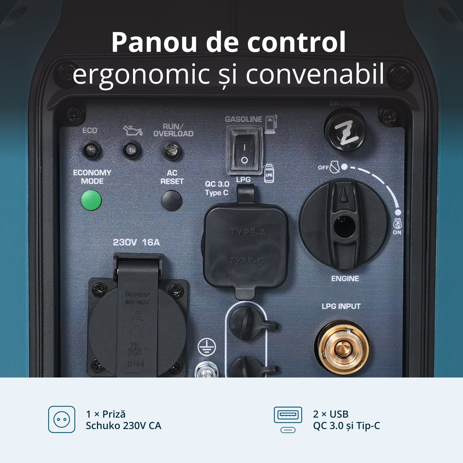 Generator Invertor (gaz/benzină) KS 1900iG S 