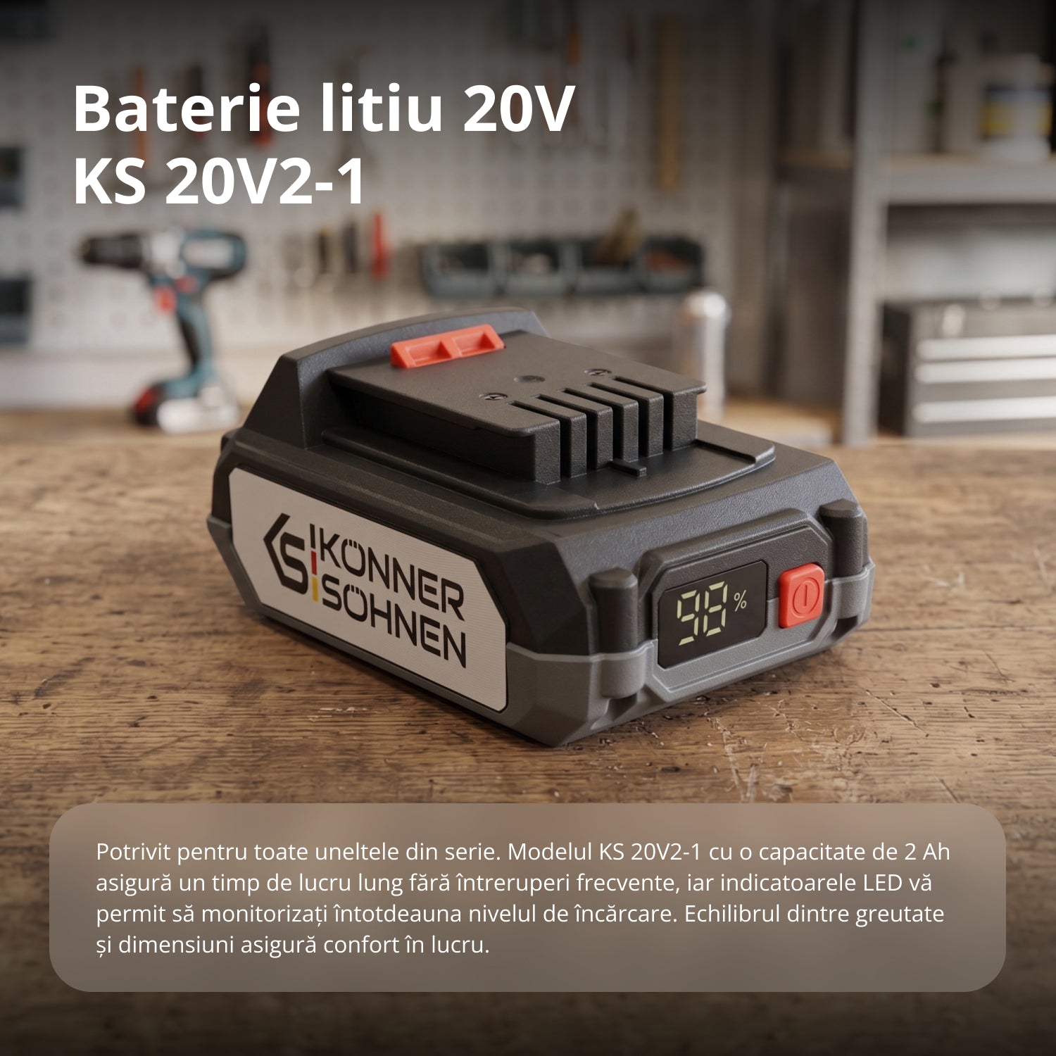 Acumulator Li-Ion 20V KS 20V2-1
