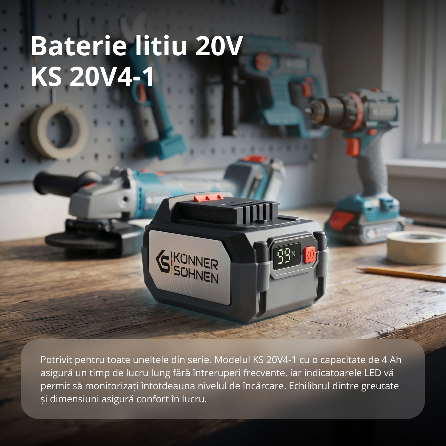Acumulator Li-Ion 20V KS 20V4-1