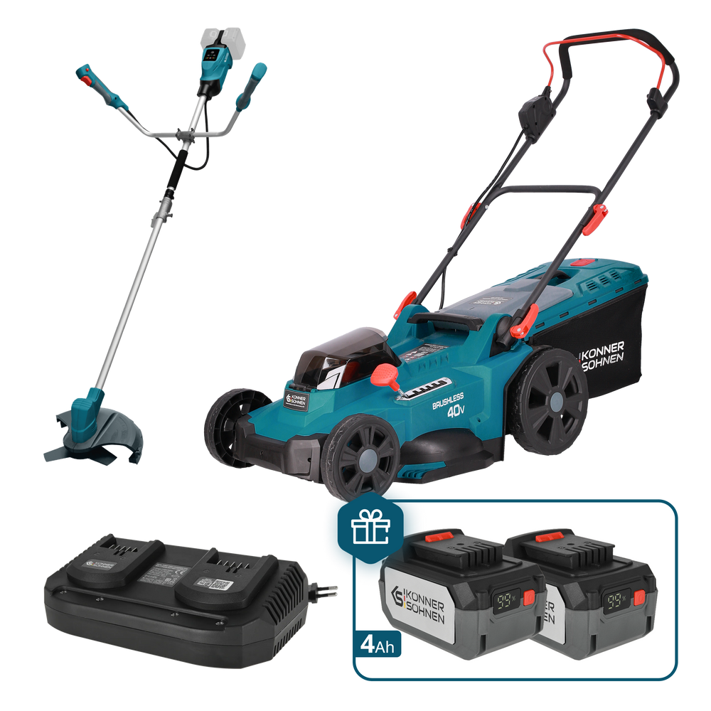 Mainostuote: Nurmikonhoitosetti KS 43LM-BCT40V-SET