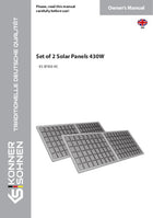Ensemble de 2 Panneaux Solaires 430W KS SP430-HC