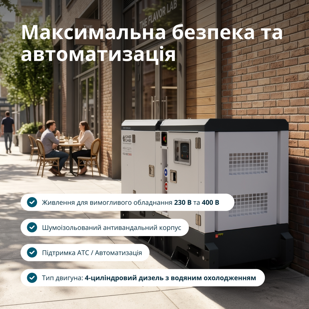 Дизельна трифазна електростанція KS 35-3BE
