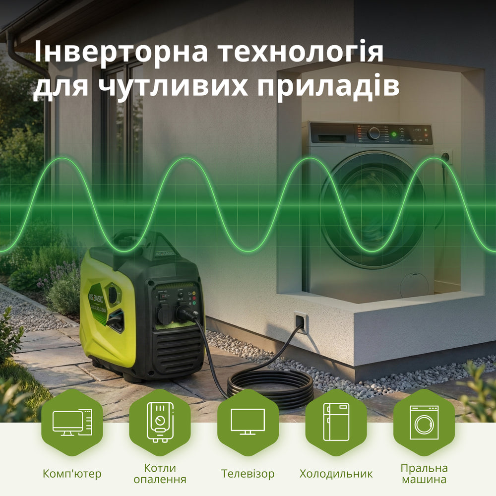 Інверторний бензиновий генератор KSB 33i S