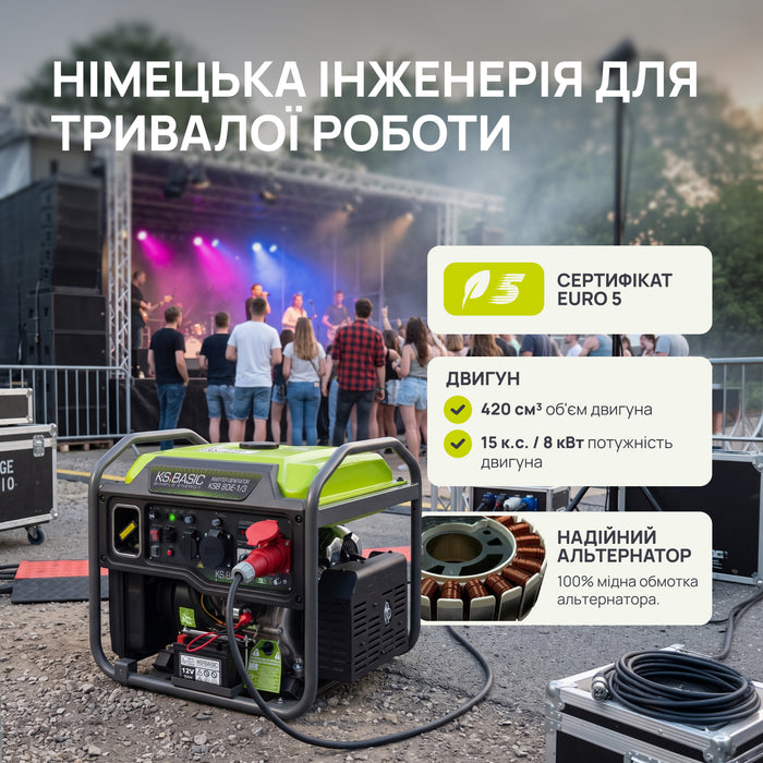 Інверторний генератор KSB 80iE-1/3