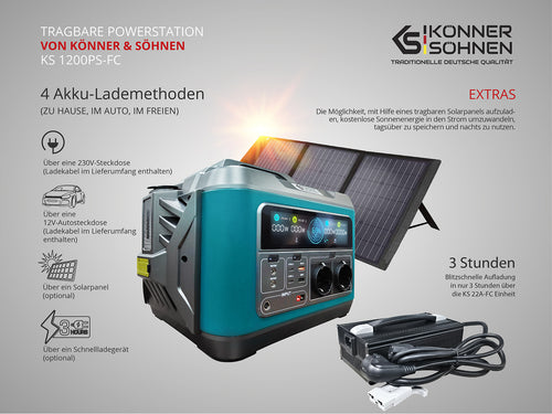 Portable power station KS 1200PS-FC