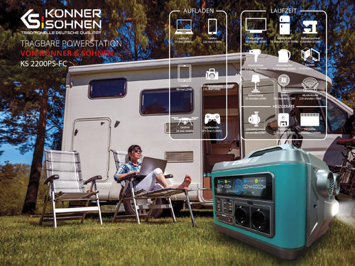 Portable power station KS 2200PS-FC