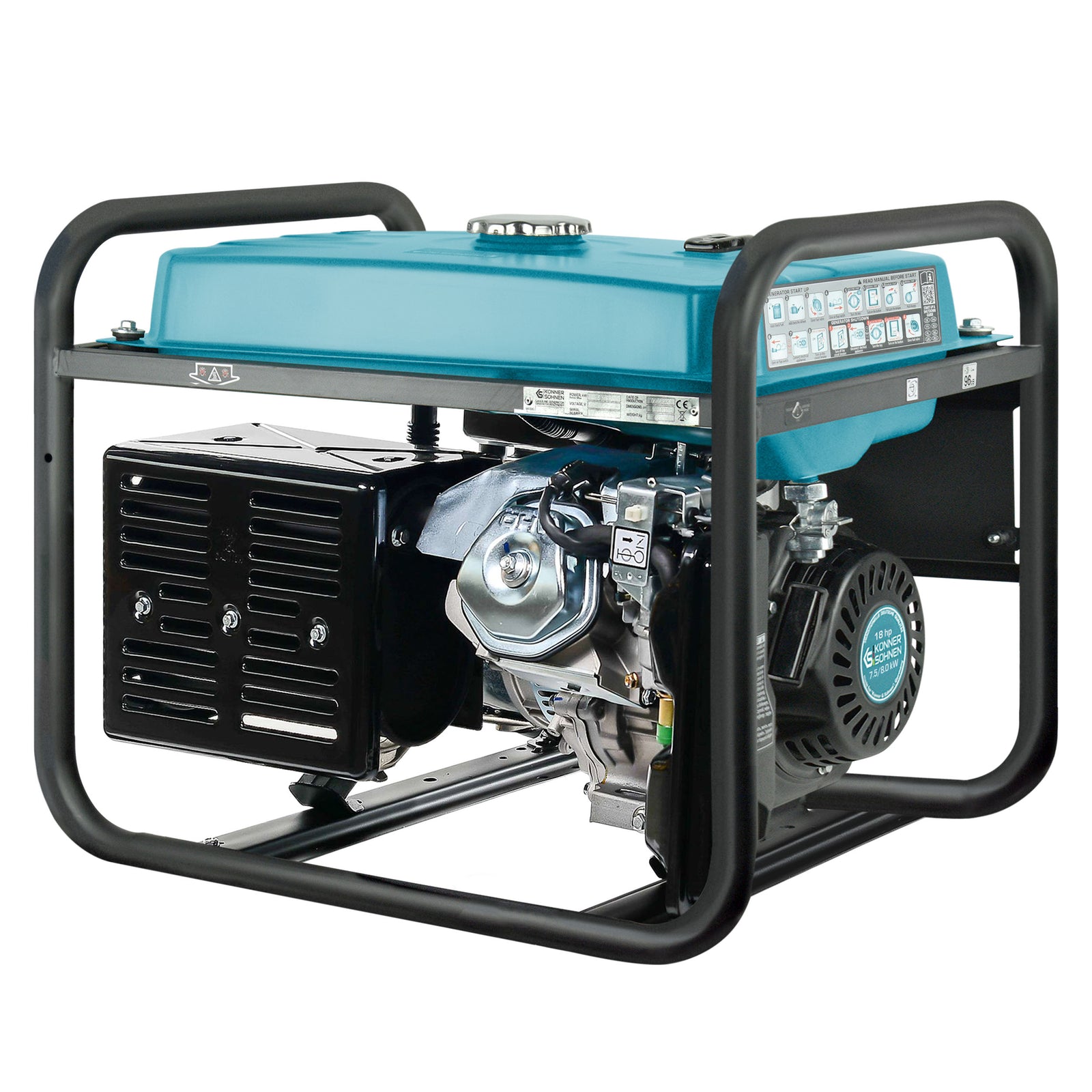 Gerador a gasolina "Könner & Söhnen" KS 10000E 1/3