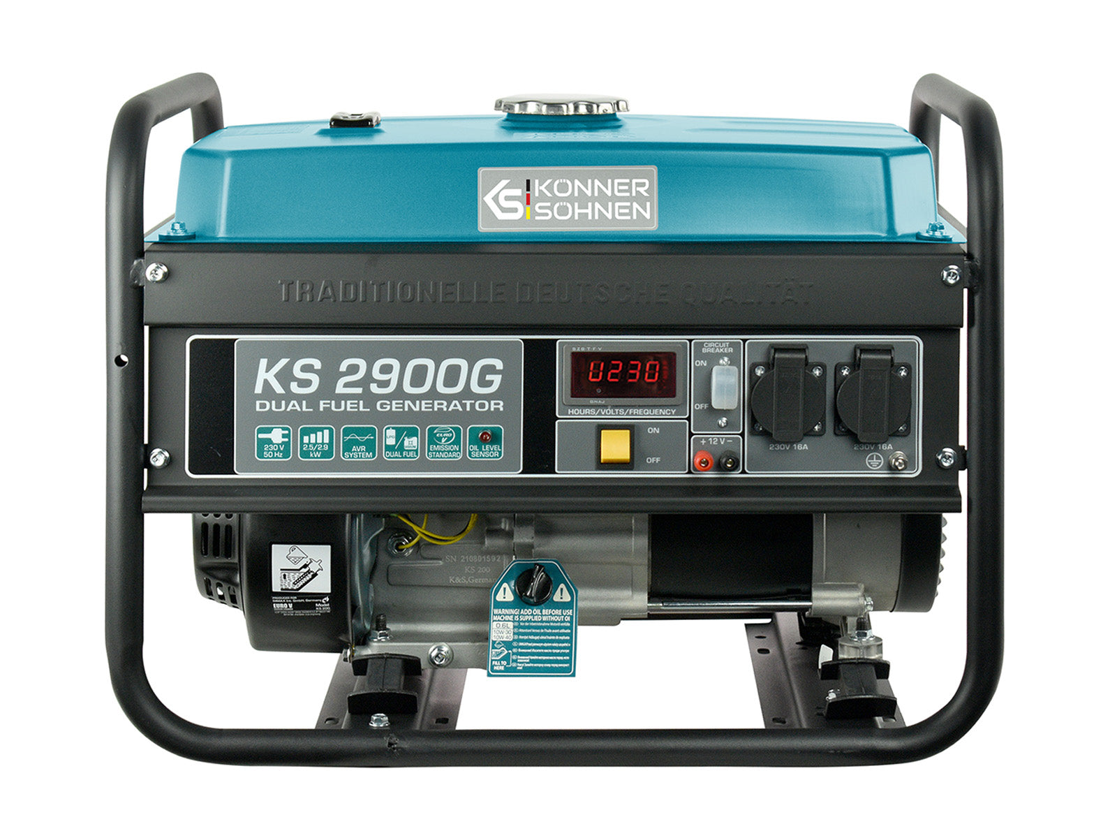LPG/Benzínový generátor „Könner & Söhnen“ KS 2900G